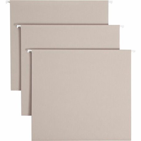 Smead TUFF 1/3 Tab Cut Letter Recycled Hanging Folder - 8 1/2" x 11" - 3" Expansion - Top Tab Location - Assorted Position Tab P