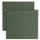 Smead Letter Recycled Hanging Folder - 3" Folder Capacity - 8 1/2" x 11" - 3" Expansion - Pressboard - Standard Green - 10% Recy