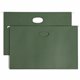 Smead Hanging File Pockets, 3-1/2 Inch Expansion, Legal Size, Standard Green, 10 Per Box (64320) - 8 1/2" x 14" - 3 1/2" Expansi