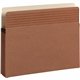 Smead Easy Grip Straight Tab Cut Letter Recycled File Pocket - 8 1/2" x 11" - 3 1/2" Expansion - Redrope - Redrope - 30% Recycle