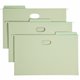 Smead FasTab 1/3 Tab Cut Legal Recycled Hanging Folder - 8 1/2" x 14" - 3 1/2" Expansion - Top Tab Location - Assorted Position 