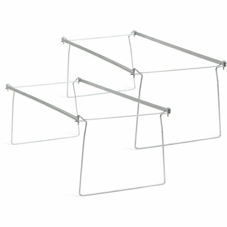 Smead Hanging Folder Frames - Letter - 24" Long - Steel - Gray - 6 / Carton