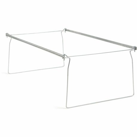 Smead Hanging Folder Frames - Legal - 23"-27" Long - Steel - Gray - 2 / Pack