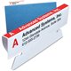 Smead Viewables Tabs with Label Protector - 1.25" Tab Height x 3.50" Tab Width - 100 / Box