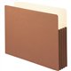 Smead Straight Tab Cut Letter Recycled File Pocket - 8 1/2" x 11" - 3 1/2" Expansion - Top Tab Location - Redrope - Redrope - 30