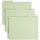 Smead FasTab 1/3 Tab Cut Letter Recycled Fastener Folder - 8 1/2" x 11" - 2 Fastener(s) - Top Tab Location - Assorted Position T