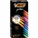 BIC Gel-ocity Gel Pen - Medium Pen Point - 0.7 mm Pen Point Size - Retractable - Assorted Gel-based Ink - 12 Pack