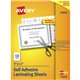 Avery Self-Adhesive Laminating Sheets - Laminating Pouch/Sheet Size: 9" Width x 12" Length - for Document, Card, Certificate, Ar