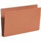 Smead TUFF Straight Tab Cut Legal Recycled File Pocket - 8 1/2" x 14" - 5 1/4" Expansion - Redrope - Redrope - 30% Recycled - 10