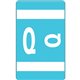 Smead AlphaZ ACCS Color-Coded Labels - "Q" - 1" Width x 1 5/8" Length - Light Blue - 10 / Sheet - 100 / Pack