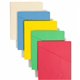 Smead Letter Recycled File Jacket - 8 1/2" x 11" - Manila, Blue, Green, Red, Yellow - 10% Recycled - 25 / Pack