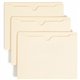 Smead Straight Tab Cut Letter Recycled File Jacket - 8 1/2" x 11" - Manila - 10% Recycled - 100 / Box