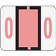 Smead BCCRN Bar-Style Color-Coded Labels - "Number" - 1 1/4" Width x 1" Length - Pink - 500 / Roll