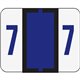 Smead BCCRN Bar-Style Color-Coded Labels - "Number" - 1 1/4" Width x 1" Length - Purple - 500 / Roll