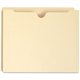 Smead Straight Tab Cut Letter Recycled File Jacket - 8 1/2" x 11" - 2" Expansion - Top Tab Location - Manila - Manila - 100% Rec