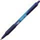 BIC SoftFeel Retractable Ball Pens - Medium Pen Point - Retractable - Blue - Blue Rubber Barrel - 1 Dozen