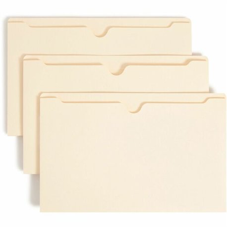 Smead Legal Recycled File Jacket - 8 1/2" x 14" - 1 1/2" Expansion - Manila - 10% Recycled - 50 / Box
