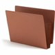 Smead TUFF Straight Tab Cut Letter Recycled File Pocket - 8 1/2" x 11" - 5 1/4" Expansion - Redrope - Redrope - 30% Recycled - 1