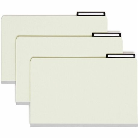 Smead 2/5 Tab Cut Legal Recycled Top Tab File Folder - 8 1/2" x 14" - 1" Expansion - 1 x 2K Fastener(s) - 2" Fastener Capacity f