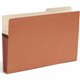 Smead 2/5 Tab Cut Legal Recycled File Pocket - 8 1/2" x 14" - 3 1/2" Expansion - Right Tab Position - Redrope - Redrope - 30% Re