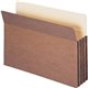 Smead Straight Tab Cut Legal Recycled File Pocket - 9 1/2" x 14 5/8" - 3 1/2" Expansion - Redrope, Manila - 100% Recycled - 25 /