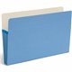 Smead Colored File Pockets - Legal - 8 1/2" x 14" Sheet Size - 3 1/2" Expansion - Top Tab Location - Tear Resistant - Blue - Rec