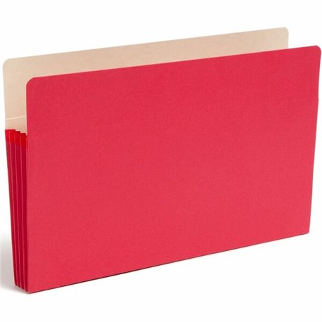 Smead Pocket Straight Tab Cut Legal Recycled File Pocket - Legal - 8 1/2" x 14" Sheet Size - 3 1/2" Expansion - Top Tab Location