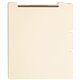 Smead Self-Adhesive Folder Dividers with Twin-Prong Fastener - For Letter 8 1/2" x 11" Sheet - Manila - Manila - 100 / Box