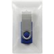 Smead Self-Adhesive USB Flash Drive Pocket - Poly - Clear