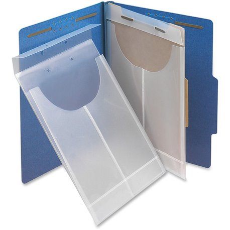 Smead Letter, Legal File Jacket - 8 1/2" x 14" , 8 1/2" x 11" - 100 Sheet Capacity - 3/4" Expansion - 1 Divider(s) - Polypropyle