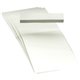 Smead Replacement Label Inserts - Blank Tab(s)3.25" Tab Width - White Poly Tab(s) - 100 / Pack