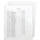 Smead Letter File Jacket - 8 1/2" x 11" - Poly - Clear - 5 / Pack