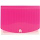 Smead Letter Expanding File - 8 1/2" x 11" - 12 Pocket(s) - 12 Divider(s) - Multi-colored, Pink, Clear - 1 Each