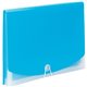 Smead Letter Expanding File - 8 1/2" x 11" - 7 Pocket(s) - 6 Divider(s) - Multi-colored, Teal, Clear - 1 Each