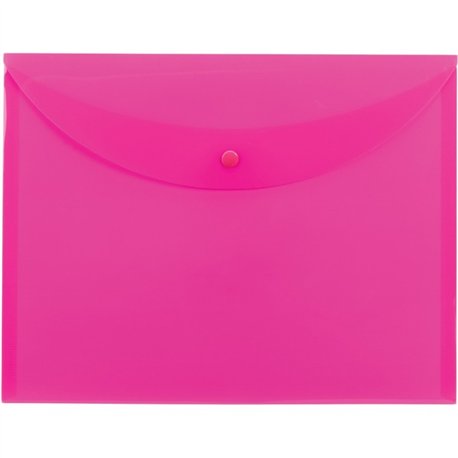 Smead Letter File Wallet - 8 1/2" x 11" - Pink - 10 / Box