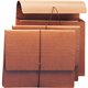 Smead Letter Recycled File Wallet - 8 1/2" x 11" - 3 1/2" Expansion - Redrope - Redrope - 30% Recycled - 10 / Box