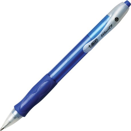 BIC Retractable Ballpoint Pens - Medium Pen Point - 1 mm Pen Point Size - Conical Pen Point Style - Refillable - Retractable - B