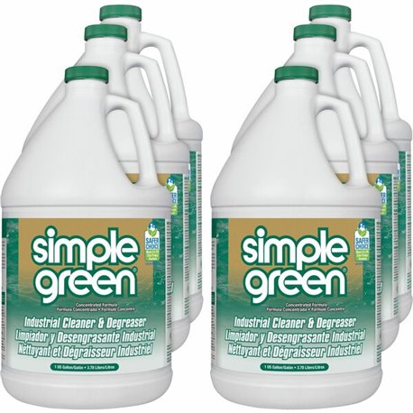 Simple Green Industrial Cleaner/Degreaser - For Pan, Floor, Wall, Pot, Window, Sink, Drain, Tool, Washable Surface, Laundry - Co