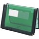 Smead Letter File Wallet - 8 1/2" x 11" - 200 Sheet Capacity - 2 1/4" Expansion - 2 Front Pocket(s) - Polypropylene - Green - 1 