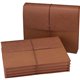 Smead Letter Recycled Expanding File - 8 1/2" x 11" - 400 Sheet Capacity - 3 1/2" Expansion - Redrope - 30% Recycled - 50 / Cart