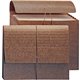 Smead Letter Recycled File Wallet - 8 1/2" x 11" - 5 1/4" Expansion - 6 Pocket(s) - Redrope, Redrope - Redrope - 30% Recycled - 