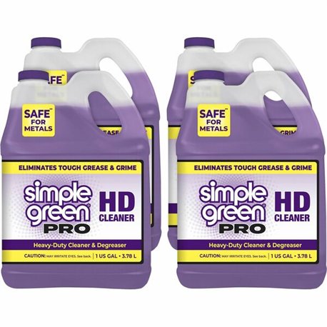 Simple Green Pro HD All-In-One Heavy-Duty Cleaner - Concentrate - 128 fl oz (4 quart) - 4 / Carton - Heavy Duty, Non-corrosive, 