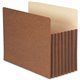 Smead TUFF Straight Tab Cut Letter Recycled File Pocket - 8 1/2" x 11" - 1600 Sheet Capacity - 7" Expansion - Redrope - Redrope 