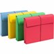 Smead Recycled File Wallet - 11 3/4" x 9 1/2" - 2" Expansion - Redrope - Blue, Green, Red, Yellow - 10% Recycled - 50 / Box