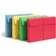 Smead Legal Recycled File Wallet - 8 1/2" x 14" - 2" Expansion - Redrope - Blue, Green, Red, Yellow - 10% Recycled - 50 / Box