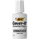 BIC Cover-it Correction Fluid - 20 mL - White - Fast-drying - 1 Each