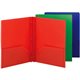 Smead Letter Fastener Folder - 8 1/2" x 11" - 180 Sheet Capacity - 2 x Double Tang Fastener(s) - 2 Inside Back Pocket(s) - Red, 