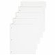 Smead Three-Ring Binder Index Dividers - Letter - 8.50" Width x 11" Length - White Divider - Recycled - 20 / Box