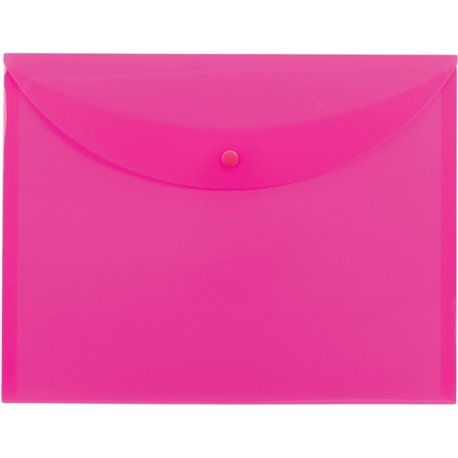 Smead Letter File Wallet - 8 1/2" x 11" - Pink - 10 / Box