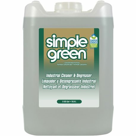 Simple Green Industrial Cleaner/Degreaser - Concentrate - 640 fl oz (20 quart) - Original Scent - 1 Each - Non-toxic, Non-abrasi